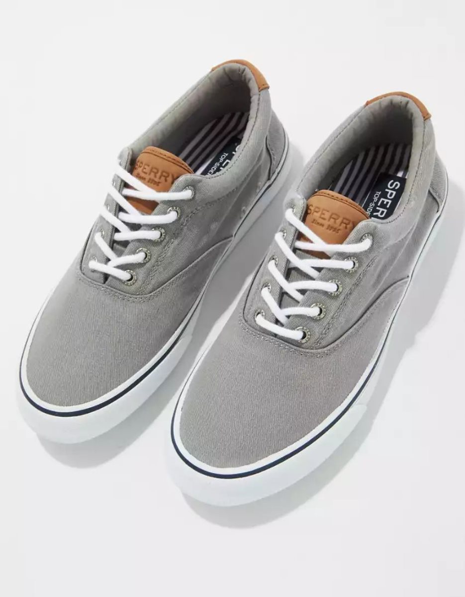 Chaussures Casual American Eagle Sperry Striper II CVO Sneaker Grise Homme | UID-09521994